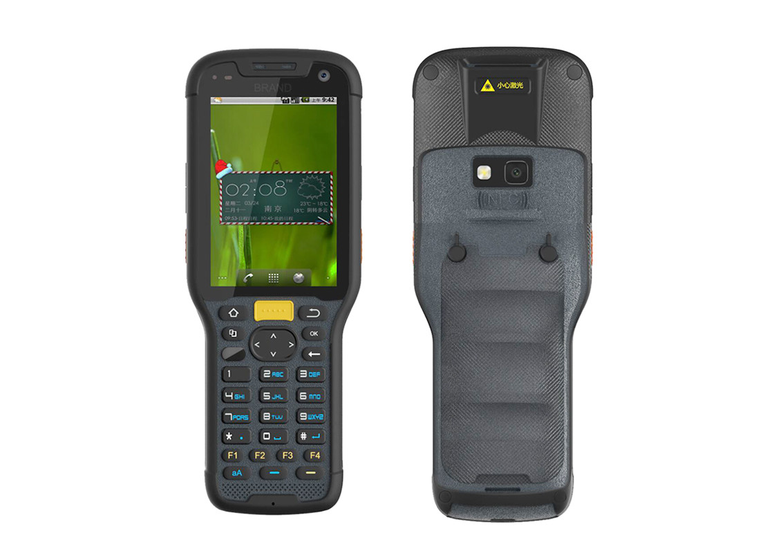 China 1D 2D Rugged Barcode Scanner Android 6.0 3.5 Inch IPS Touch Screen Dual SIM Cards factory