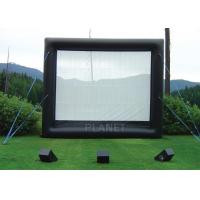 China Safety Inflatable Movie Screen Rental  / Inflatable TV Screen Reinforced Oxford Cloth factory