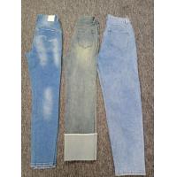 Quality 59 Fashion Lady Jeans Custom Logo Stretch Denim Pants Straight Trend Jeans for sale