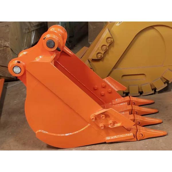 Quality Orange Color Construction Machinery Bucket For Mining Digging Recycling for sale