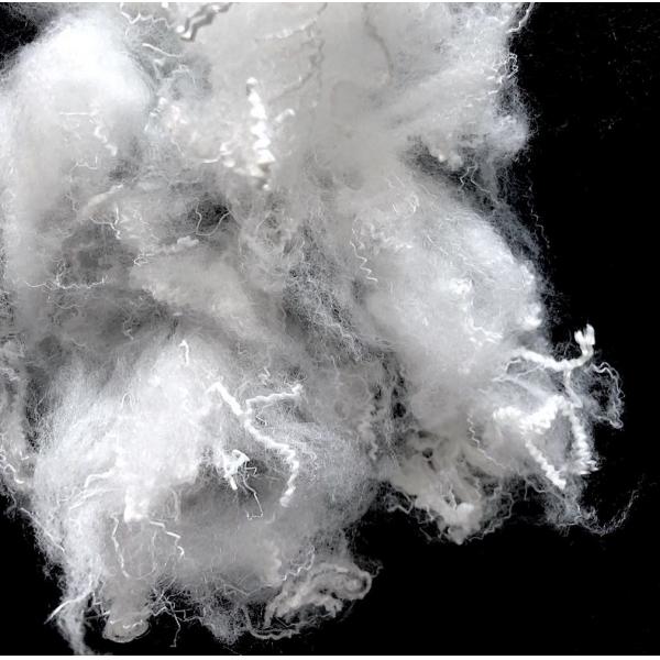 Quality Virgin Hydrophilic Polyester Staple Fiber , 1.5D×51mm Solid PSF Fiber for sale