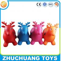 China Environmental bulk plastic inflatable cartoon animal deer toys for sale