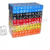China Yellow / Red Gamble Cheat Dice 14mm 2 Players With Liquid Mercury factory