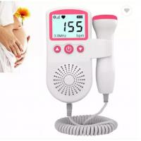 China Ultrasonic Heartbeat Detector Monitor Home Pregnancy Pregnant Fetal Heartbeat Doppler factory