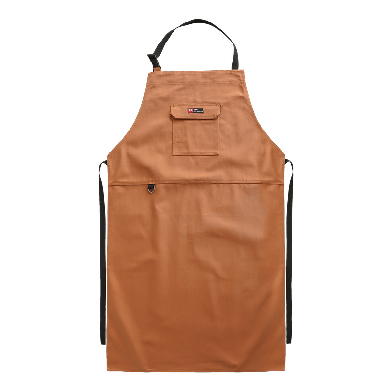 China 9oz Flame Resistant Apron , 100% Cotton 350gsm Twill Mens Work Apron for sale