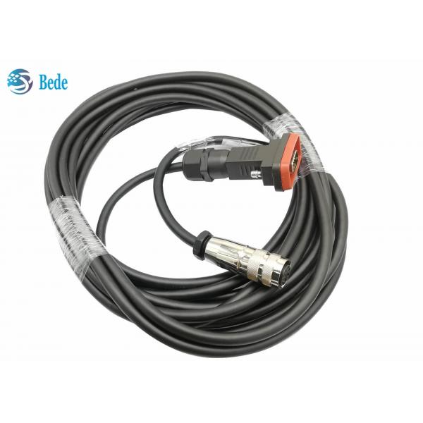 Quality Waterproof HUAWEI AISG Cable  DB9 to M16 8 Pin Female 5 Meters Length for sale