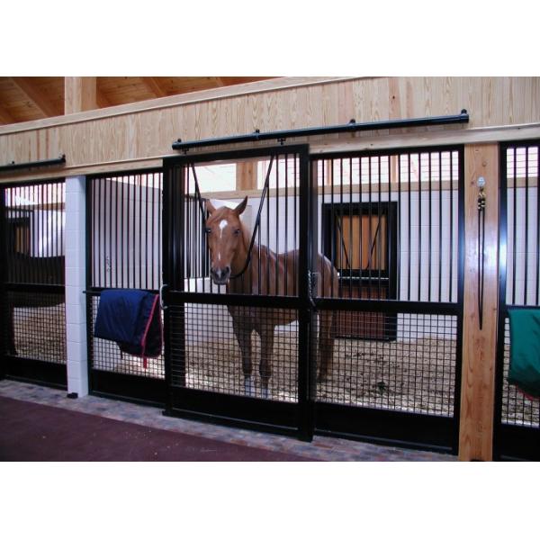 Quality Farm Outdoor Portable Horse Stall Panels , 2200mm Height Horse Stable Gates for sale