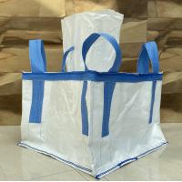 China SGS 160gsm Super Sack Bulk Bag 1ton Fabric Packaging 4 Loops For Chemicals factory