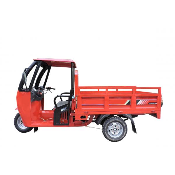 Quality 150CC Three Wheel Cargo Motorcycle / Electric Passenger Tricycle With Roof for sale