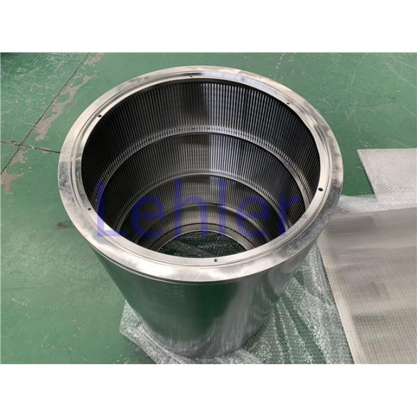 Quality Paper Industry Wedge Wire Basket Pressure Screen Basket Non - Clogging for sale