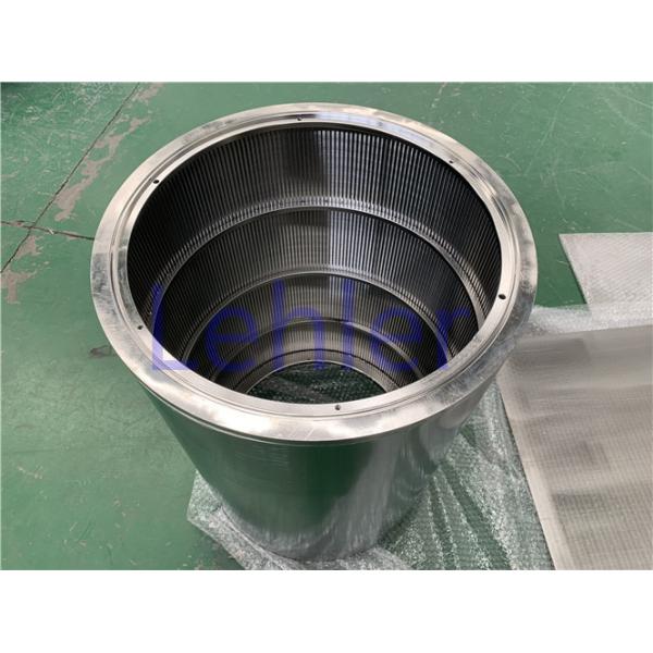 Quality Paper Industry Wedge Wire Basket Pressure Screen Basket Non - Clogging for sale