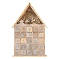 China ODM Drawer Christmas Eve Box Bulk Buy Wooden Gift Boxes Bulk House Shaped factory