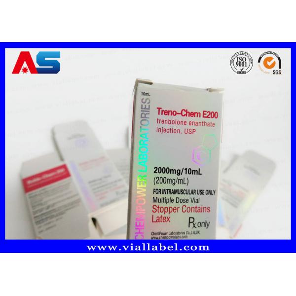 Quality Foldable Small 3d Hologram Vial Box For Oil Vials Bottles Pharmacy Packing With Custom Brand Design for sale