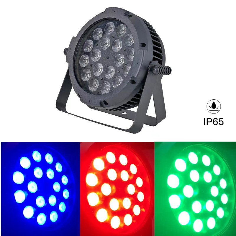 China 18x18W RGBWA UV 6in1 LED Par Lights Wireless Dmx LED Par For Club Party factory