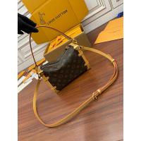 China Brown Presbyopic Canvas Louis Vuitton LV Side Trunk Monogram PM Bag Suitcase for sale