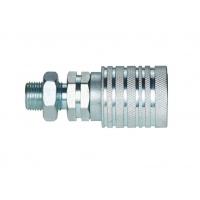 Quality Steel Push And Pull Hydraulic Female Metric Thread Coupler With Long Adapter for sale