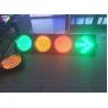 China Red Green Traffic LED Display Flashing Traffic Light Yellow / Red / Green With Arrows factory