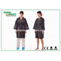 China Breathable Soft Nonwoven Polypropylene Disposable Bathrobe for Spa Sauna factory