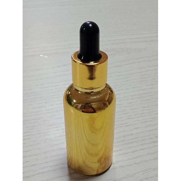 Quality Rubber Head Gradient Painting 50ml Essential Oil Bottles Dropper Bottles Skincare Packaging for sale