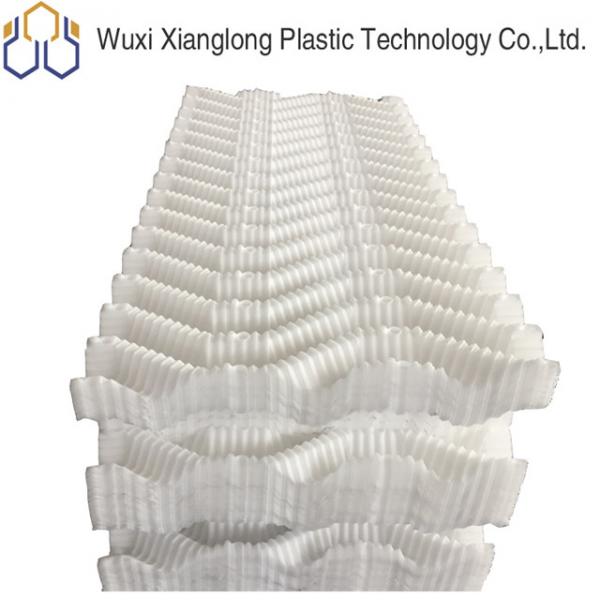 Quality S Shape Blue Cooling Tower Fins Waste Water Honeycomb Fill 31/33mm for sale