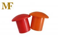 China Safety Rebar Cap 8mm - 32mm Orange Rebar Cap Plastic Mushroom Thread Hat factory