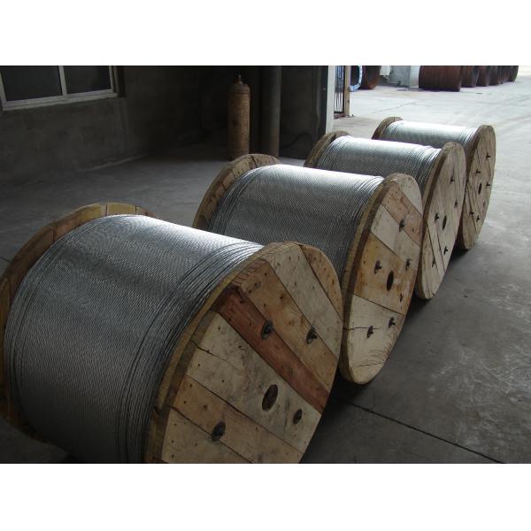 Quality Low Stress 1.0-4.8mm Gauge Galvanized Steel Wire Cable For Atomic Reactor Buildings for sale
