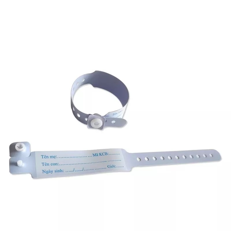 China PVC Medical I.D. Wristband Medical Consumables Comfortable Disposable durable and water-resistant  I.D. Wristband factory
