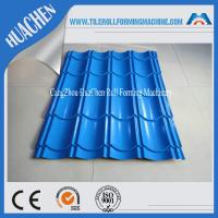 Quality Color Steel Glazed Tile Roll Forming Machine / Roof Wall Cladding Roll Former Machine for sale