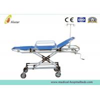 China High Strength Ambulance Stretcher Trolley , Aluminum Rescue Bed ALS-S016 factory