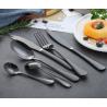 China Stainless Steel Cutlery with Black Color/Flatware Set/Tabletop/Le posate/Talheres factory