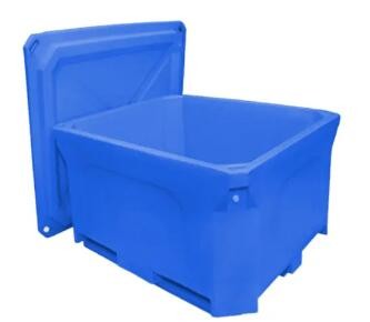 China 300 Liter Rotomolding Cooler Box Live Fish Storage Container With PU Insulation factory