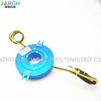 China Min Thickness 6.5mm Pancake Slip Ring Electrical 250RPM Speed Gold - Gold Contacts factory