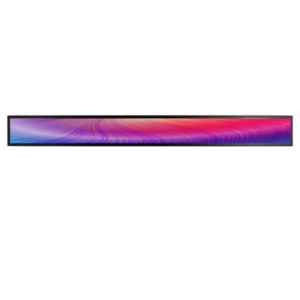 Quality Retail Shelf RK3128 Stretched Bar LCD , Ultra Wide 23.1