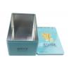 China 0.23mm Tinplate Rectangular Metal Tins 288g Egg Rolls Food Packing Box factory