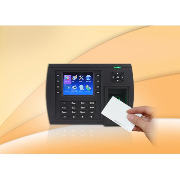 Quality 3.5" TFT Fingerprint Time Attendance System Biometric Fingerprint Reader With for sale