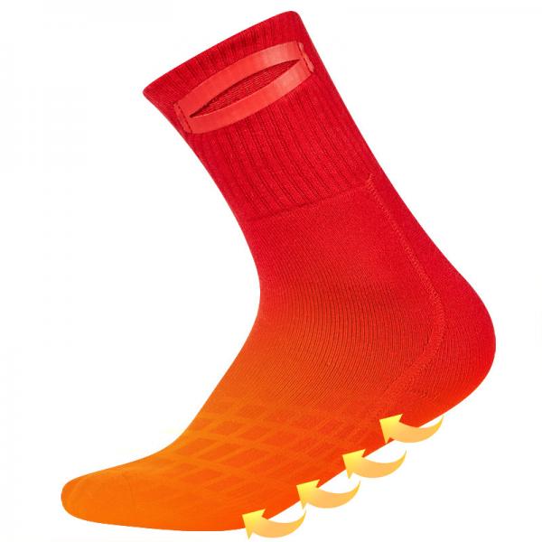 Quality Black Thermal Graphene Far Infrared Heat Anti Bacterial Electric Socks Heated for sale