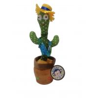 China Talking Sunny Cactus Electronic Plush Toy Dancing Singing Record for Kids factory