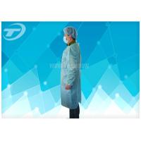 China 18-40G / M2 Disposable Medical Gowns Nonwoven With Knitted Cuff for sale