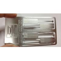 China custom business card printing no minimum metal business card factory
