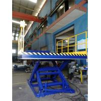 China Stationary Lift Table, Hydraulic Dock Lift Equipment With Full Toe Guard For Forklift Loading factory