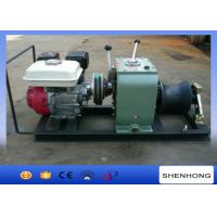 Quality High Versatility 3T Cable Gas Powered Winch With Honda GX160 Gasoline Engine for sale