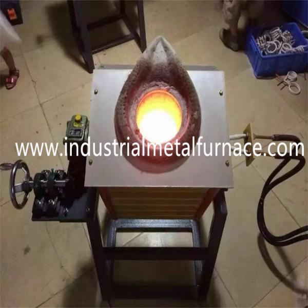 Quality Tilting IGBT Power Industrial Metal Melting Furnace Electric Copper Melting for sale