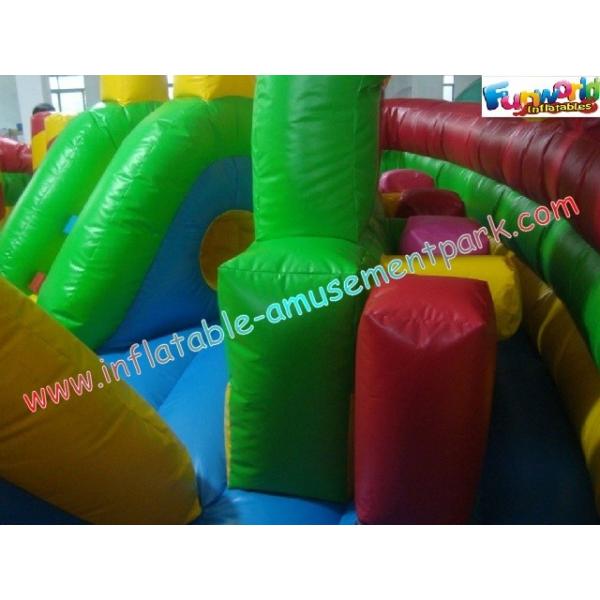 Quality Festival Inflatable Fun City , Inflatable Amusement Park Games For Christmas for sale