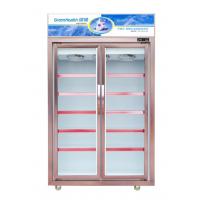 China 540W Commercial Beverage Cooler  /  Glass Door Refrigerated Display Cabinet For Supermarket for sale