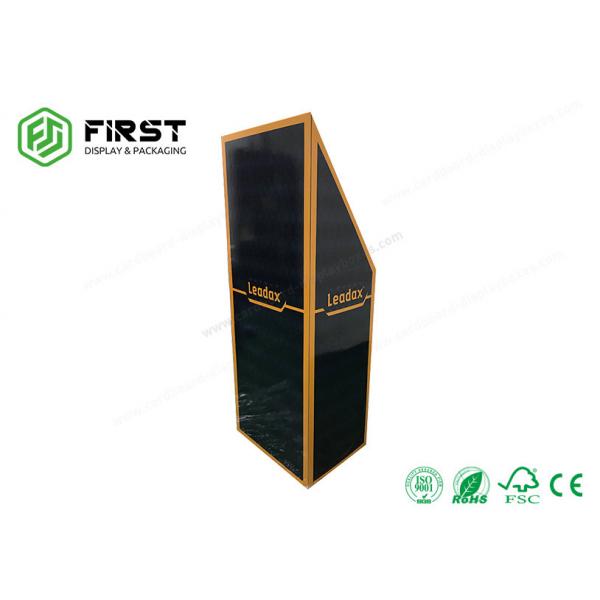 Quality Custom Made 3 Layer B Flute Corrugated Cardboard Floor Display With CMYK for sale