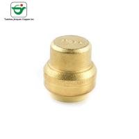 Quality Plumbing Brass Tube End Caps 1/2 Inch Push Fit Pipe Fittings for sale