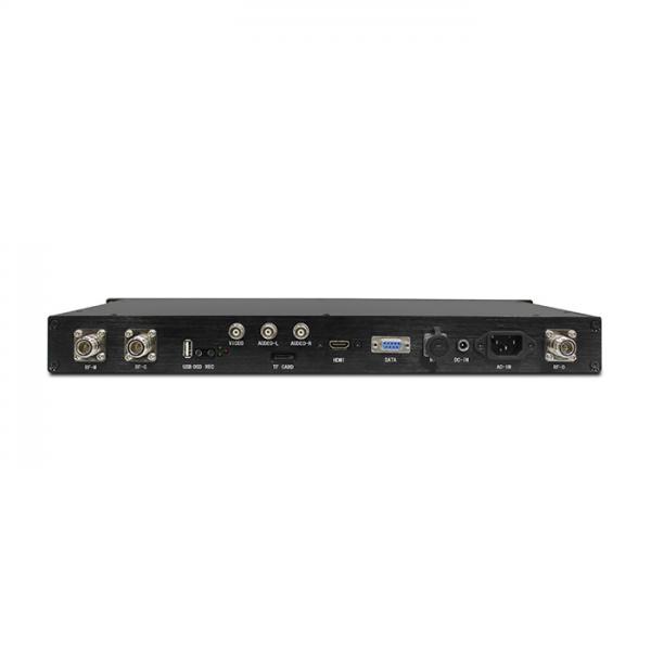 Quality 1U Rack-mount COFDM Receiver FHD HDMI SDI CVBS Dual Antennas 2-8MHz Bandwidth for sale
