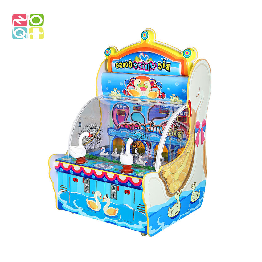 China Big White Goose kids game Coin Operated Arcade Ticket Redemption Games Machine factory