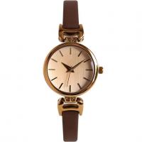 China 3ATM Waterproof Ladies Leather Strap Watches Luxury Leather Strap Female Watches factory