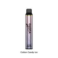China Yuoto 3000 Puffs Cotton Candy Ice Disposable Vape Kit 50mg Nicotine 1350mAh Battery factory